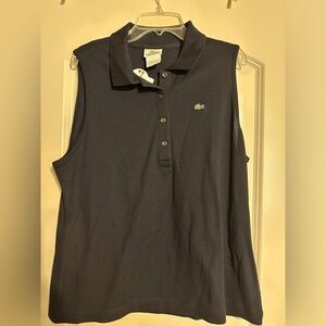 Lacoste sleeveless polo